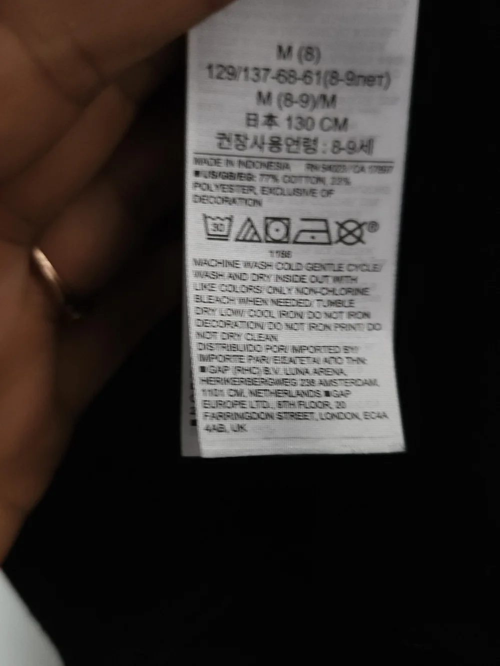 GAP x Mickey Mouse Black Hoodie